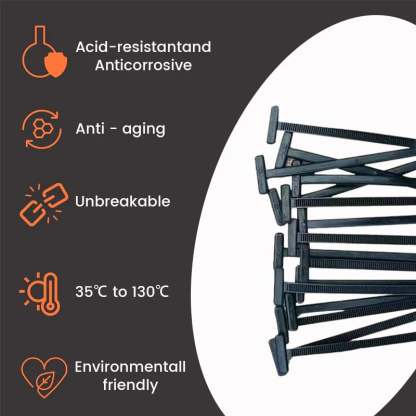 🚗 Instant Car Fix - 🔧 Nylon Universal Cable Tie Buckle - For Quick, Secure Vehicle Part Fastening!