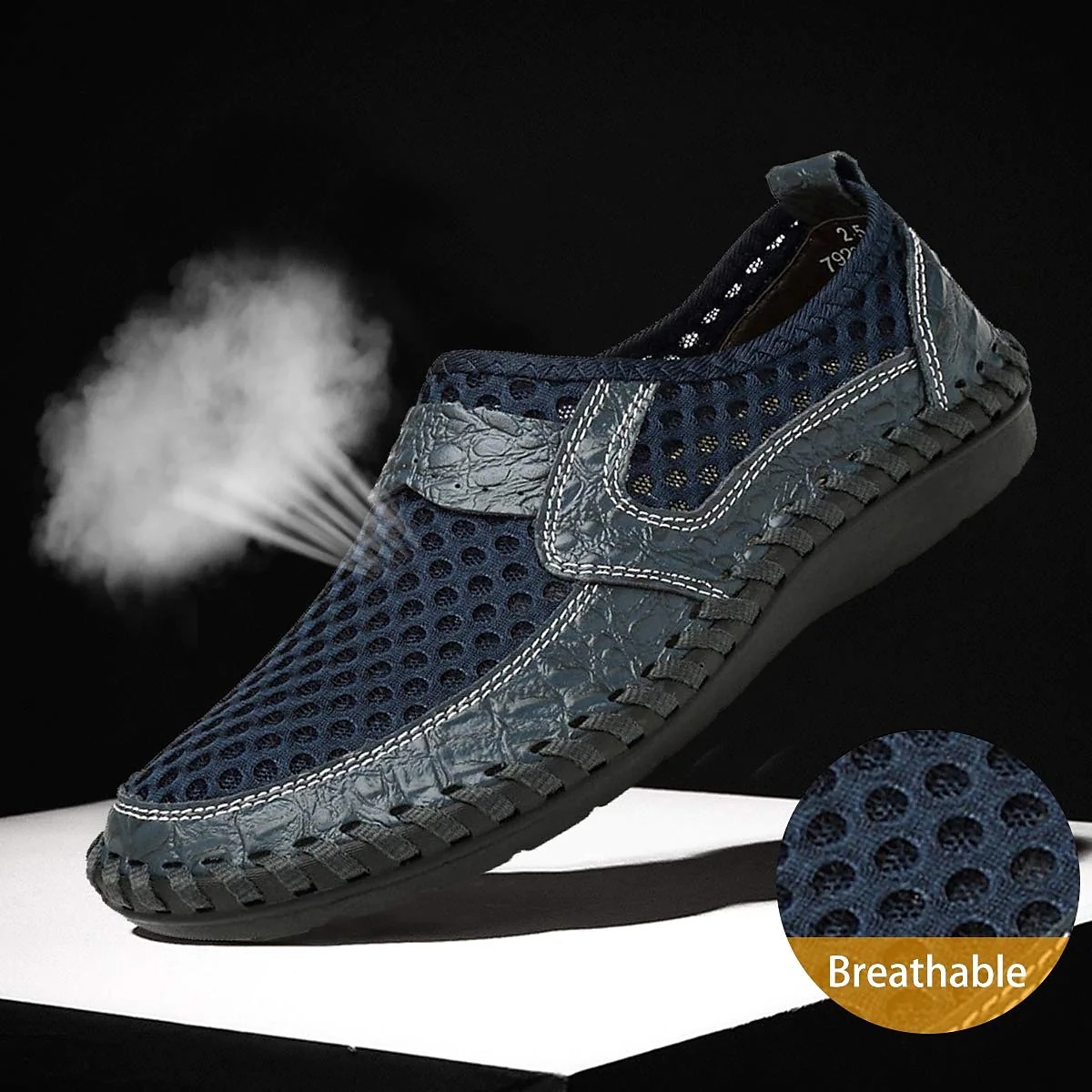 Men's Breathable Mesh Comfortable Insole Non-slip Sneakers-burnzay