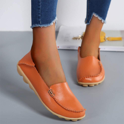 Vanccy PU Leather Loafers-walkjoyful