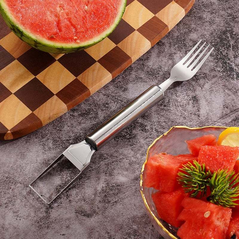 🍉 Effortless Fruit Prep-49% OFF-✨ 2-in-1 Fruit Cutter & Fork – For Quick and Easy Fruit Serving! 🍓