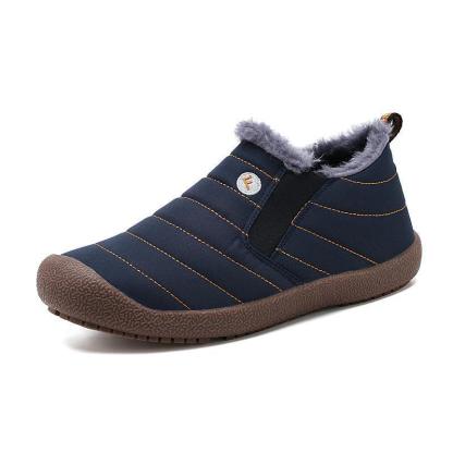🔥Hot Sale🔥 Men's Cotton Velvet Winter Warm Non-slip Shoes