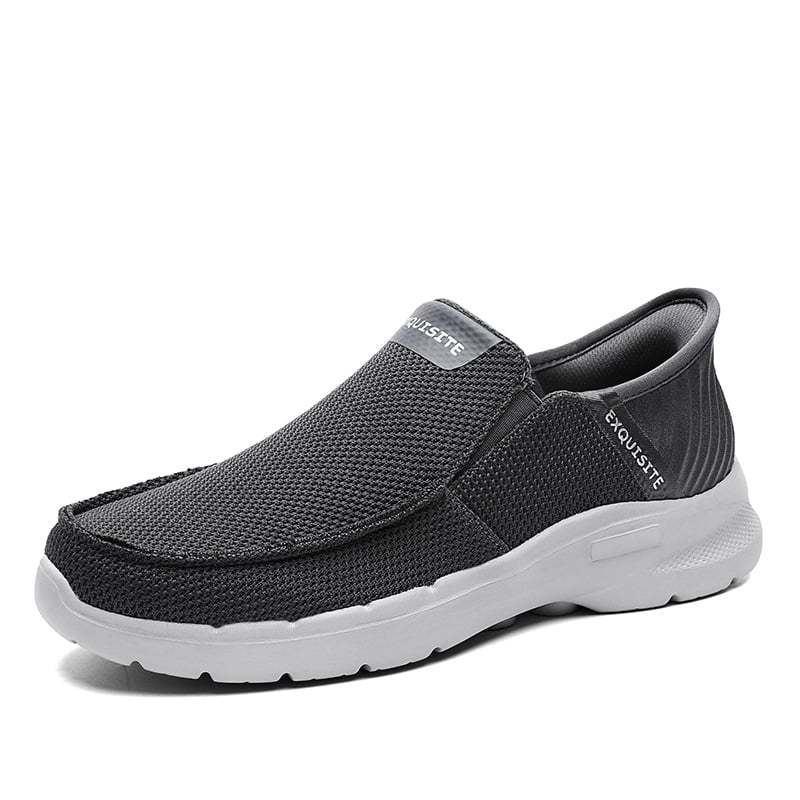 MEN'S CANVAS LOAFERS BREATHABLE SLIP-RESISTANT CASUAL SHOES