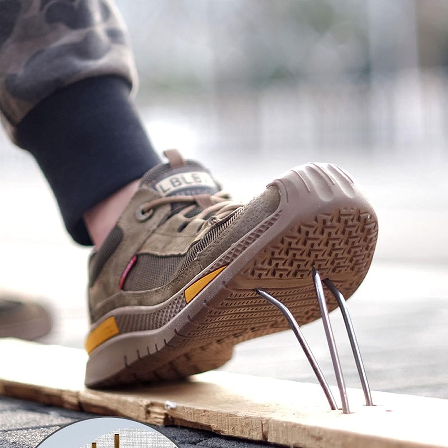 MEN'S LIGHTWEIGHT ORTHOPEDIC SAFETY SHOES