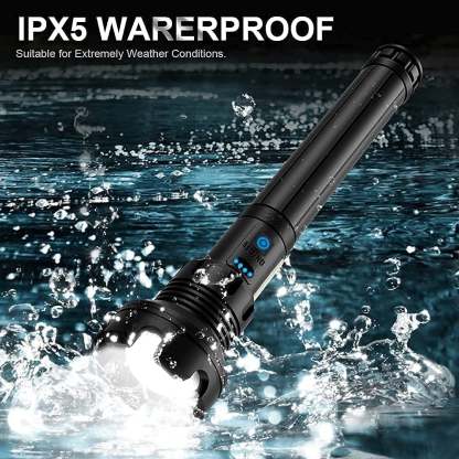 🔥60% OFF🔥 - LED RECHARGEABLE TACTICAL LASER FLASHLIGHT 90000 HIGH LUMENS-walkjoyful