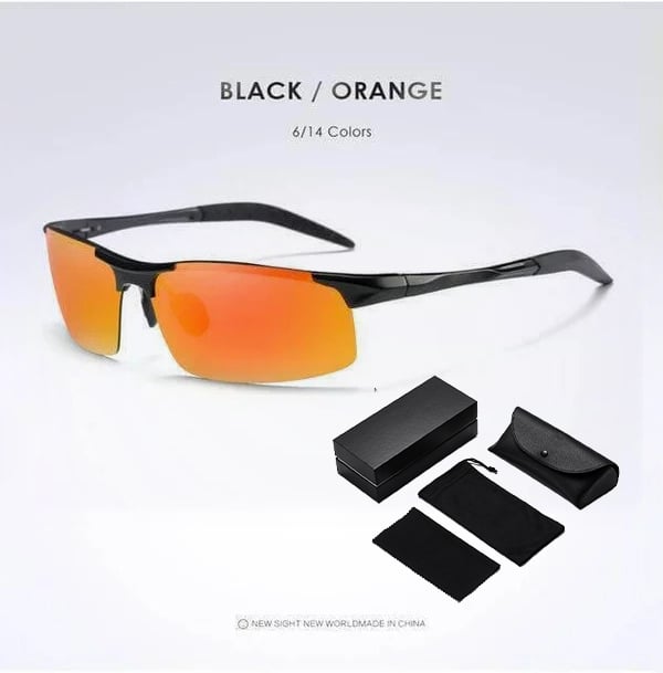 2023Men's Sunglasses with Anti-glare Polarized Lens