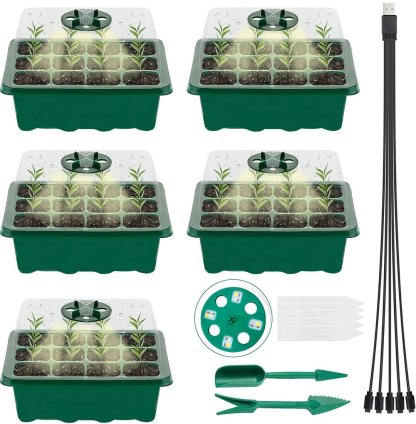 Adjustable Humidity Seed Starter Trays