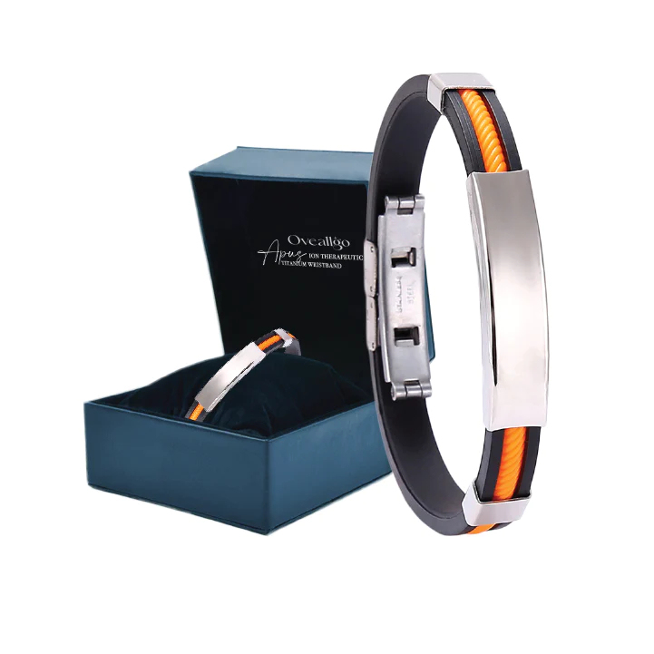 GilisearchTM Apus Ion Therapeutic Lympunclog Titanium Wristband Pro