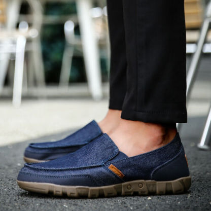 Men's Good arch support Outdoor Breathable Lightweight Walking Slip On Sneakers-burnzay