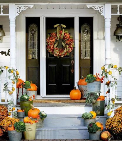 🍁Fall hydrangea wreath - Rustic home decor