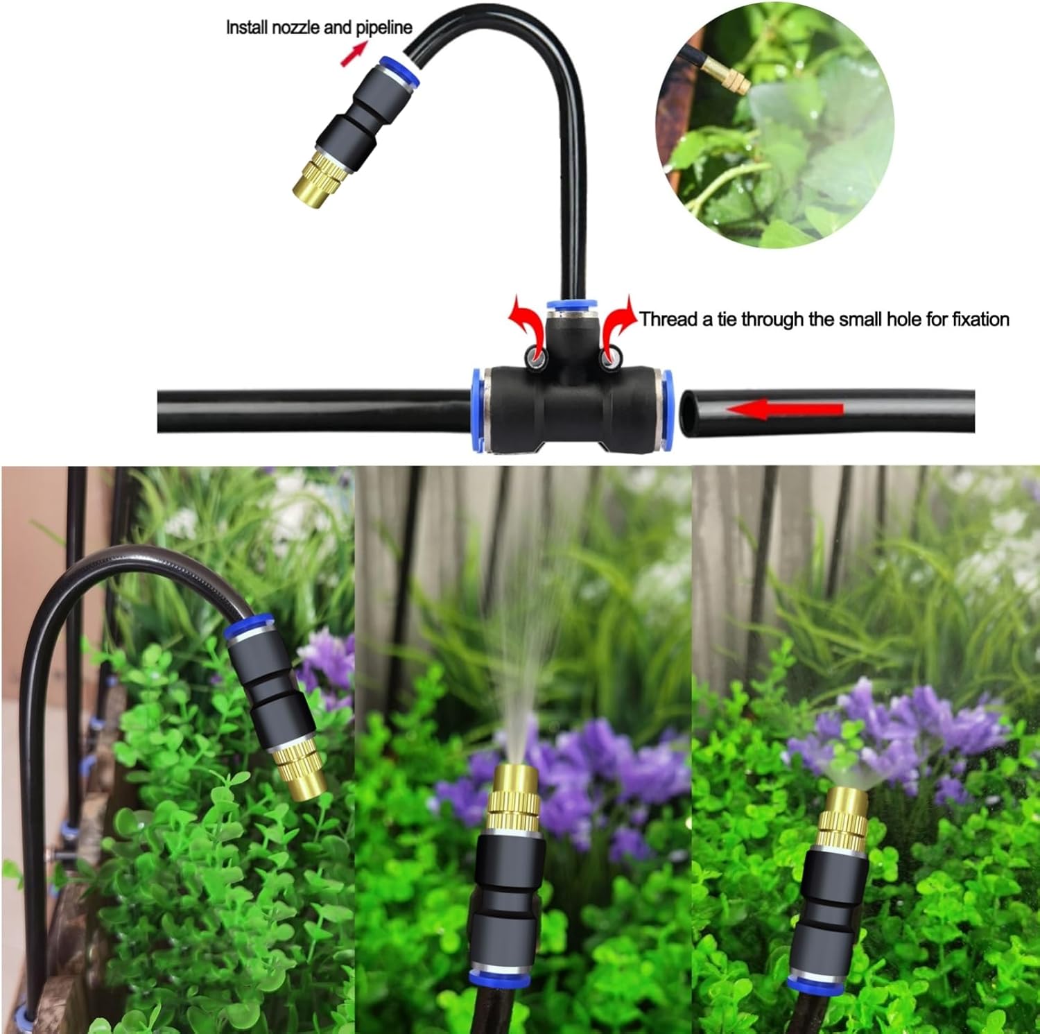 🔥360° Curved Garden Automatic Irrigation System