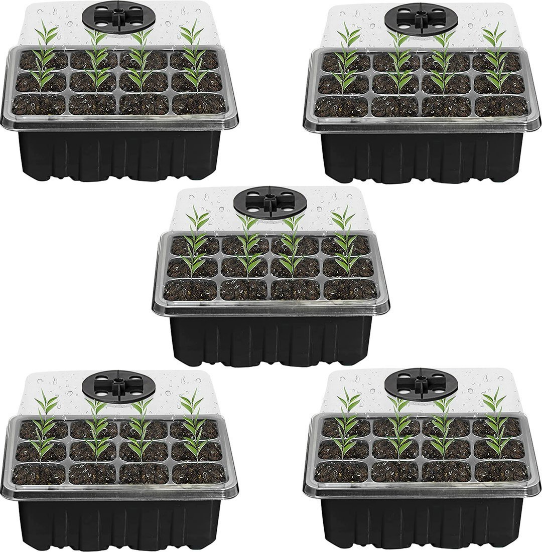 Adjustable Humidity Seed Starter Trays