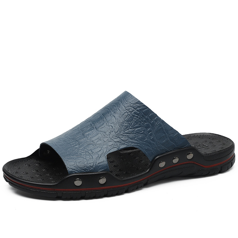 Men's Lightweight Open Toe Slippers - Wear-resistant Non-Slip Comfy Casual Shoes-walkjoyful