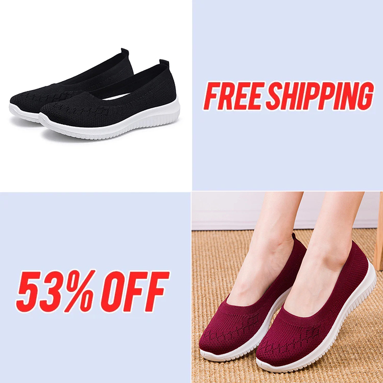 Women's Orthopedic breathable sweat-absorbing walking shoes-walkjoyful