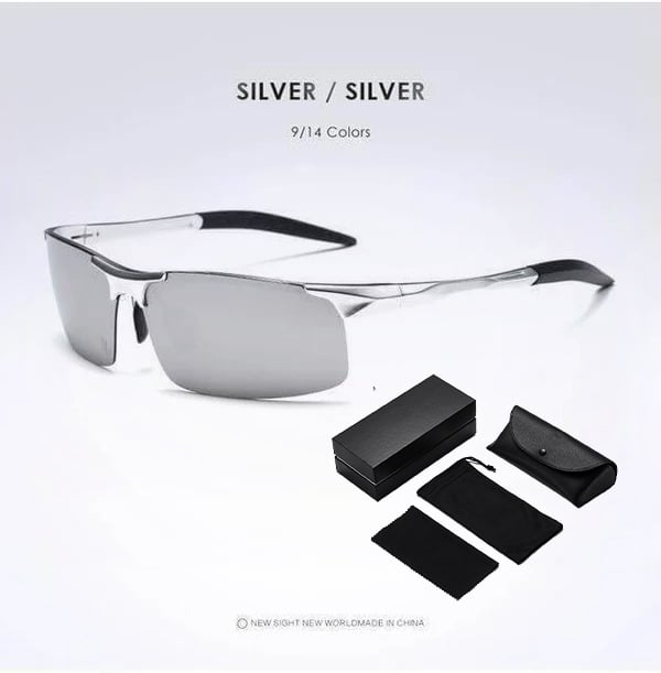 2023Men's Sunglasses with Anti-glare Polarized Lens