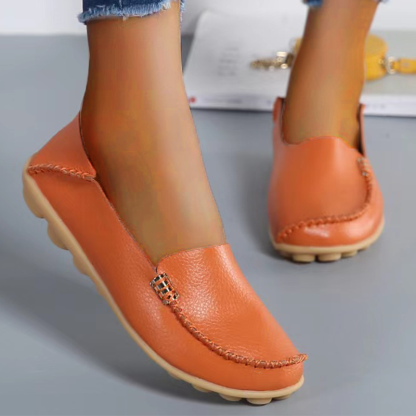 Vanccy PU Leather Loafers-walkjoyful