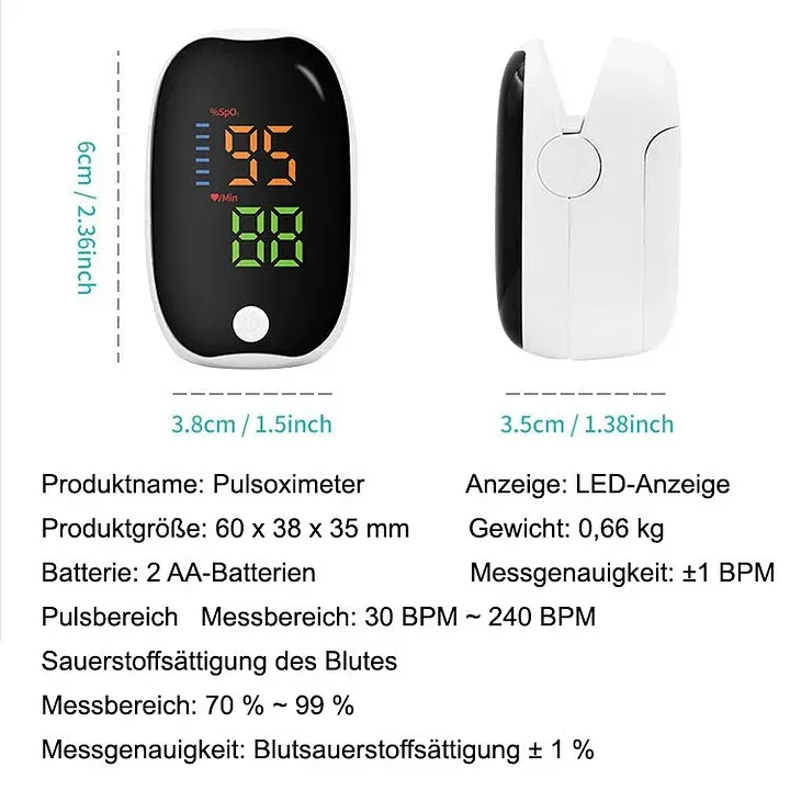 ✨End-of-season Sale 49% High-Precision Medical Pulse Oximeter