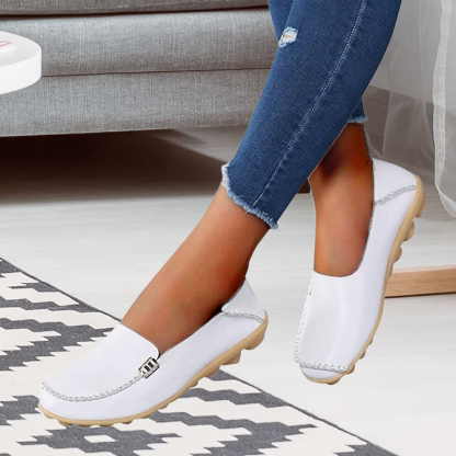 Vanccy PU Leather Loafers-walkjoyful