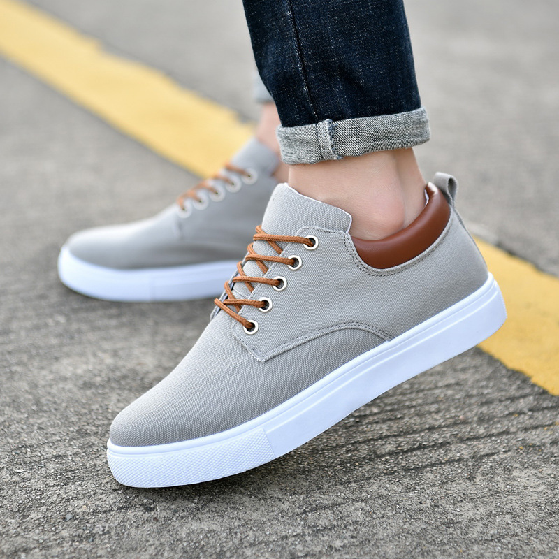 MEN CANVAS SHOES - PROVEN PLANTAR FASCIITIS, ARCH SUPPORT, FOOT AND HEEL PAIN RELIEF(BUY 2 FREE SHIPPING)-walkjoyful