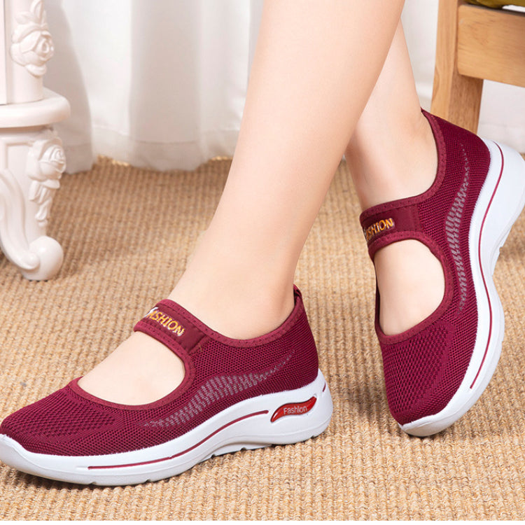 Fashion Hollow Casual Sport Shoes Women Comfort Light Running Women's Shoes Flat Loafers
