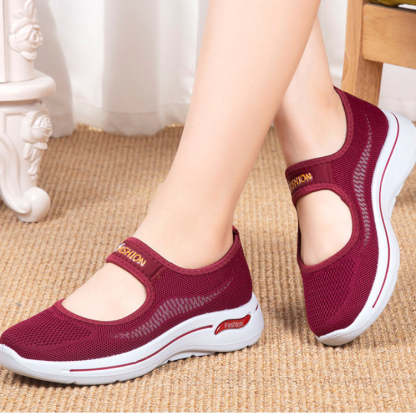 Fashion Hollow Casual Sport Shoes Women Comfort Light Running Women's Shoes Flat Loafers
