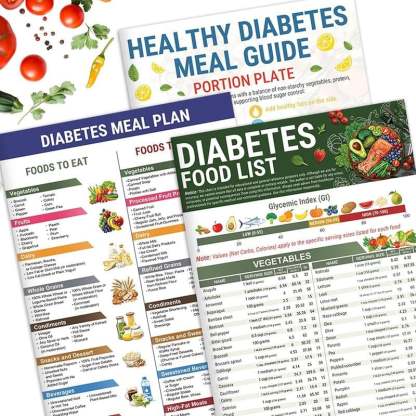 ✨LAST DAY🔥3 Count Diabetes Food List & Meal Planner