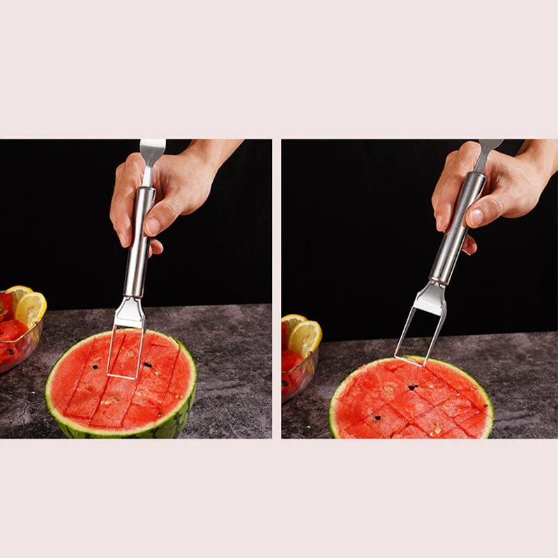 🍉 Effortless Fruit Prep-49% OFF-✨ 2-in-1 Fruit Cutter & Fork – For Quick and Easy Fruit Serving! 🍓