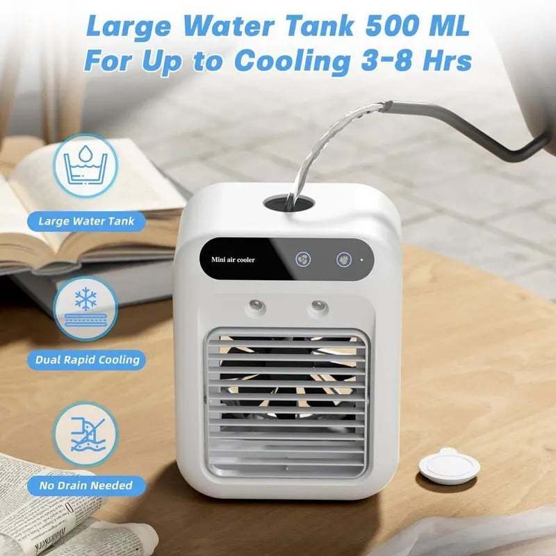 ❄️Portable Air Conditioners, 3-In-1 Cooling Fan with 2-Speed Mist Fan
