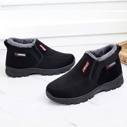 (⏰CLEARANCE SALE 70% OFF) Men's 2024 Winter New Waterproof And Non-Slip Slip-On Warm Cotton Shoes Correction Ankle Support Wide Toe Arch Support Sports Shoes-walkjoyful