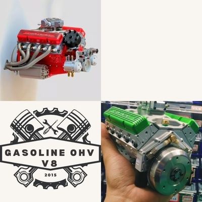 🔥Last 4 hours Sale: Save 89%-Gasoline OHV V8 Small-block Engine Model Kits