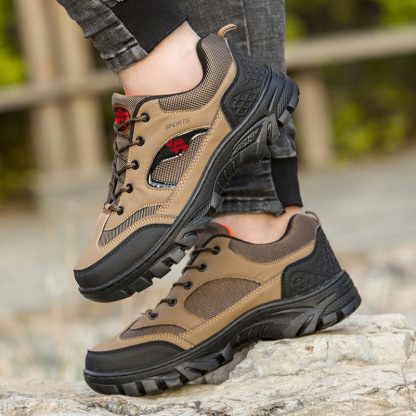 (⏰Limited Time Sale 70% OFF) Men's Outdoor Orthopedic Wide Toe Arch Support Hiking Shoes