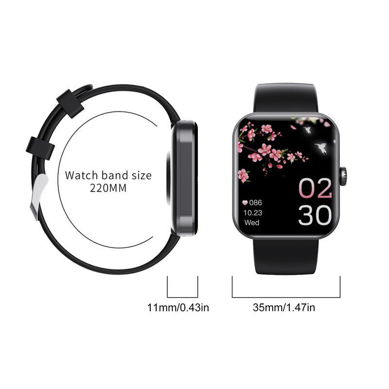 🔥🔥All day monitoring of heart rate and blood pressure💯Bluetooth fashion smart watch⌚