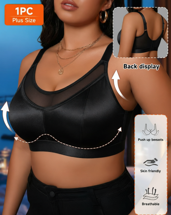 Triumph® 4 db 🤍 Kényelmes és tartást adó plus size melltartó: Légáteresztő kosártechnológiával a természetes, gyönyörű sziluett formázása érdekében.
