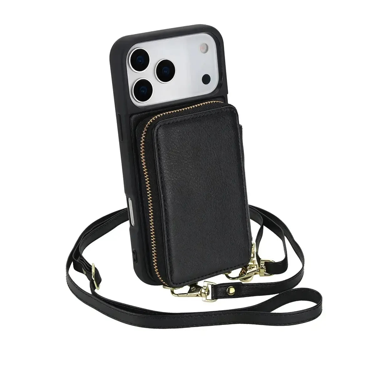 High-quality   iPhone Case  With Wallet And Crossbody Strap-GE173