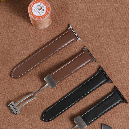  Leather Strap for Apple Watch Brown-NPK241104-GTOCASE