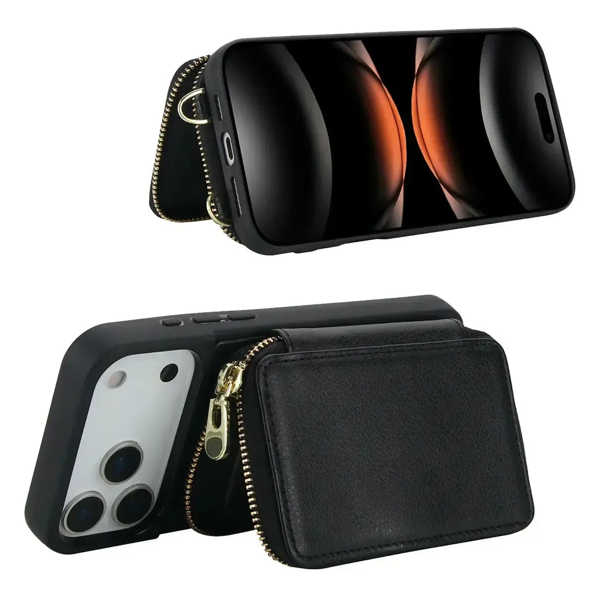 High-quality   iPhone Case  With Wallet And Crossbody Strap-GE173