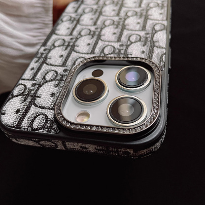 CD iPhone Case With Diamond  -ZSK240513-GTOCASE
