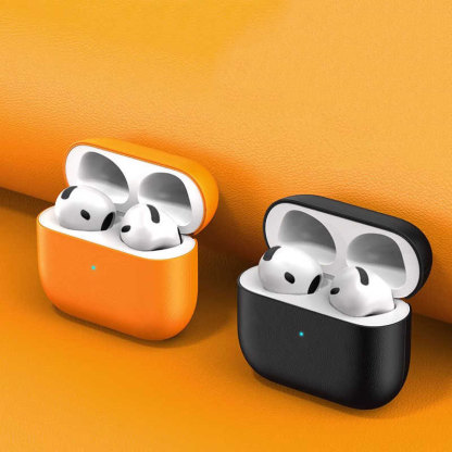 Leather Case For AirPods Pro Orange-CSK241104-GTOCASE