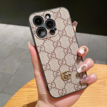 Classic GG iPhone Case GG Leather -LG240523-GTOCASE