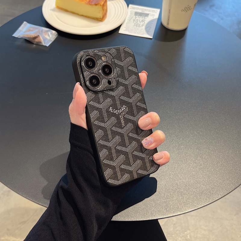 Classic GD iPhone Case With Lens Protection Black-JDK251415