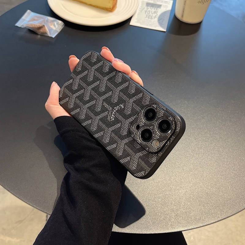 Classic GD iPhone Case With Lens Protection Black-JDK251415