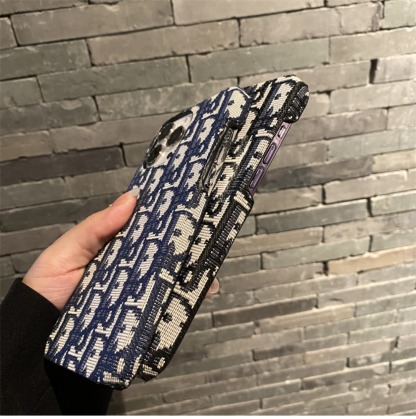 CD iPhone Case Classic Fabric Blue -GDK240315-GTOCASE