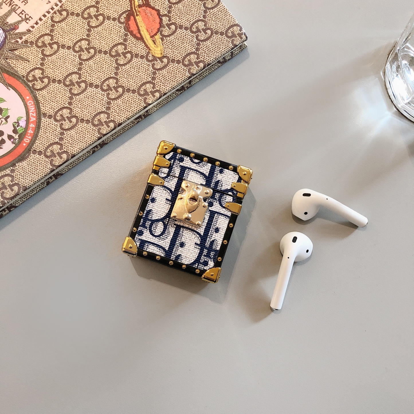 Luxury CD AirPods 3rd Generation Cases Box Blue-YH240513-GTOCASE