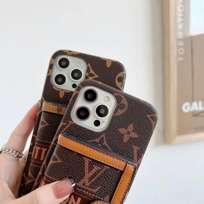 Monogram iPhone Case With Wallet And Strap Black -DL240329-GTOCASE