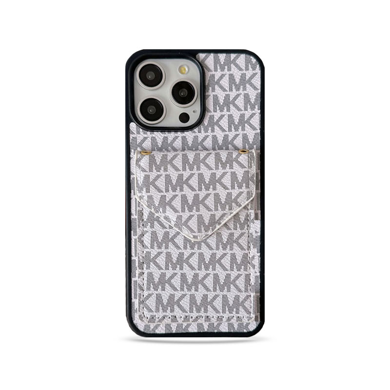 MK iPhone Case With Card Holder White-SJK251136