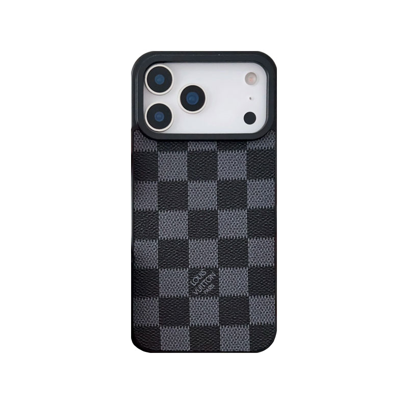 Premium Leather Monogram iPhone Case For iPhone 17 Series-GELV013