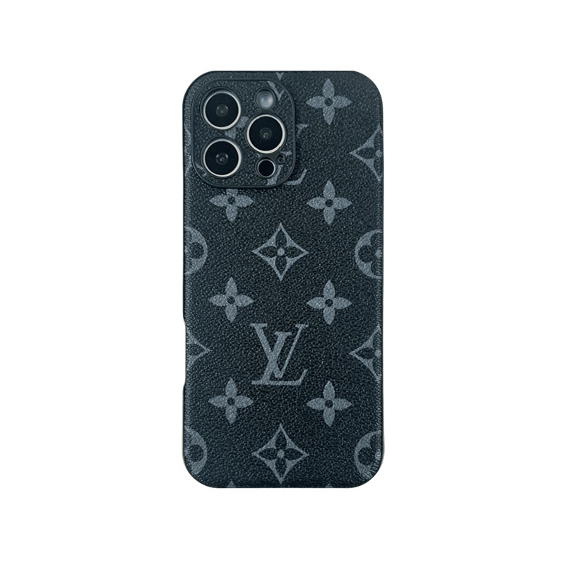 Classic Leather Monogram iPhone Case For iPhone 17 Series-GELV053