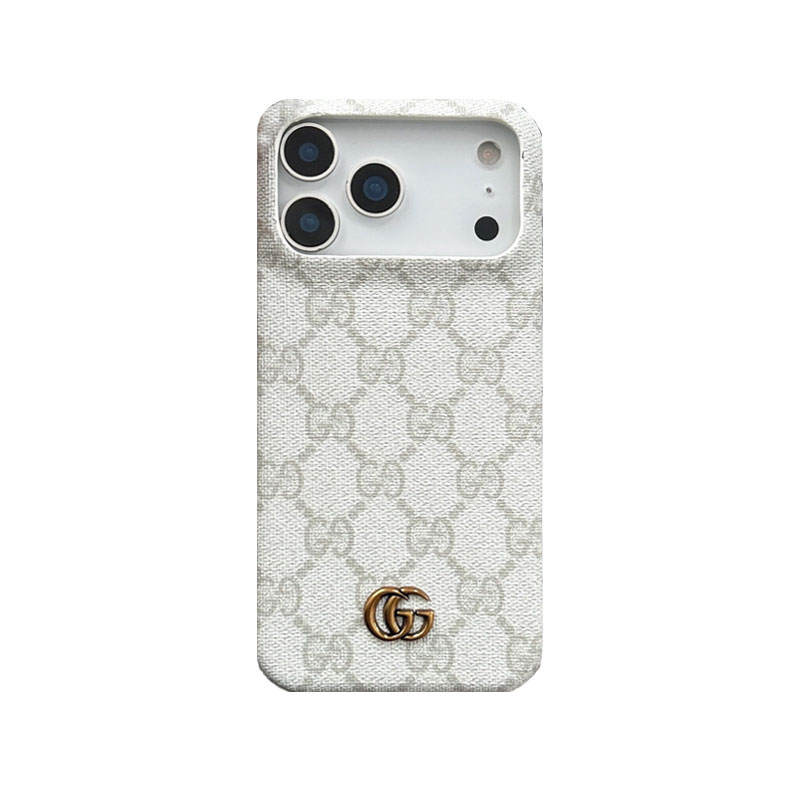 Classic Leather GG iPhone Case For iPhone 17 Series Blue-CJK251023