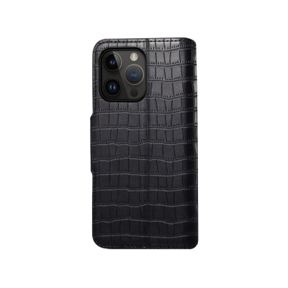 Leather Flip Phone Case with Card Holder For iPhone Brown--PTK240622-GTOCASE