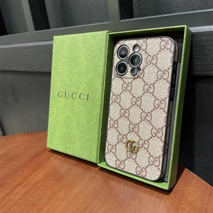 Classic GG iPhone Case GG Leather -LG240523-GTOCASE