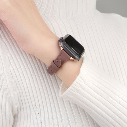 Classic Leather Women Strap for Apple Watch Purple-NSK241806-GTOCASE